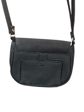 Black Nylon Crossbody Purse Wallet Mini Bag ID Holder